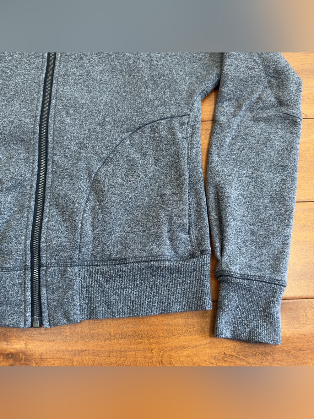 Lululemon Scuba Oversized Funnel Neck Full Zip Jacket Grey Heathered Size S - Picture 3 of 15